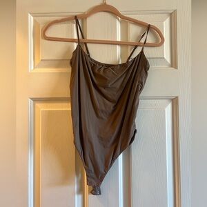 SKIMS Brown Fits Everybody Bodysuit